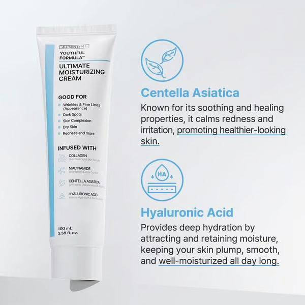 🎉Hot Sale 49% OFF🎉-Youthful Formula Ultimate Moisturizing Cream